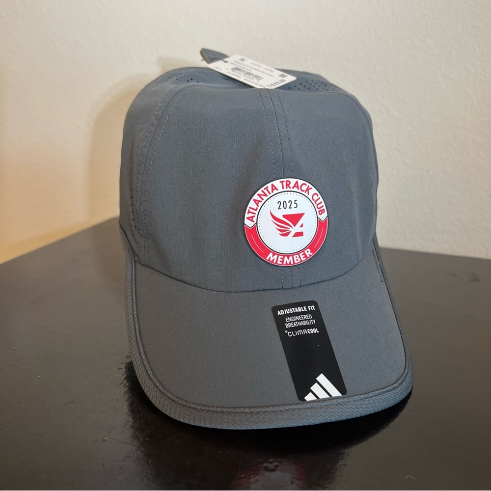 Adidas Gray Atlanta Track Club Member Cap